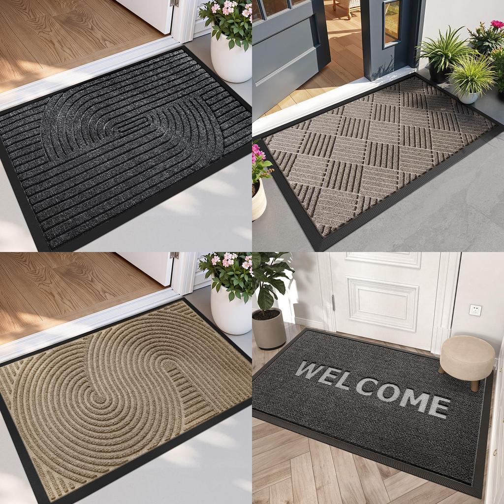 Modern Simple Entrance Door Mat With Nonslip Rubber Bottom For Home And Commercial Use