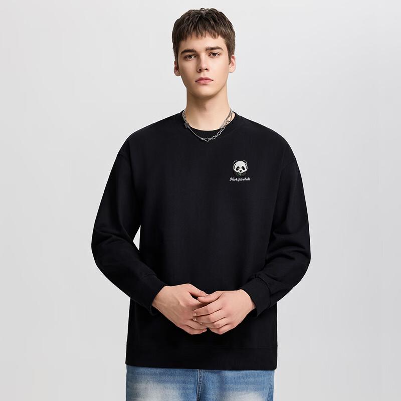 Mark Fairwhale Men's Chinese Style Loose Fit Graphic Sweatshirt