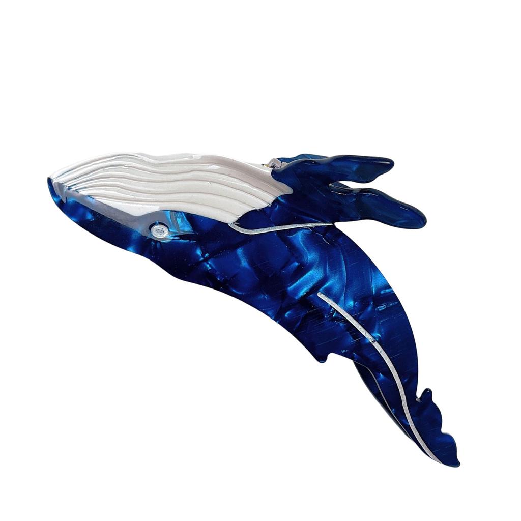 Acrylic Whale Hair Clip Elegant Whale Hair Clamp Multifuntional Hairstyle Accessory Suitable for Wedding and Party