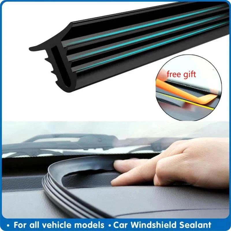 1.6M Car Rubber Sealing Strip Auto Dashboard Sealing Strip Noise Sound Insulation Rubber Strips Universal for Weatherstrip