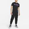 Jordan T Shirts Men's Black Crew Neck Moderate Straight Fit CZ0802-010