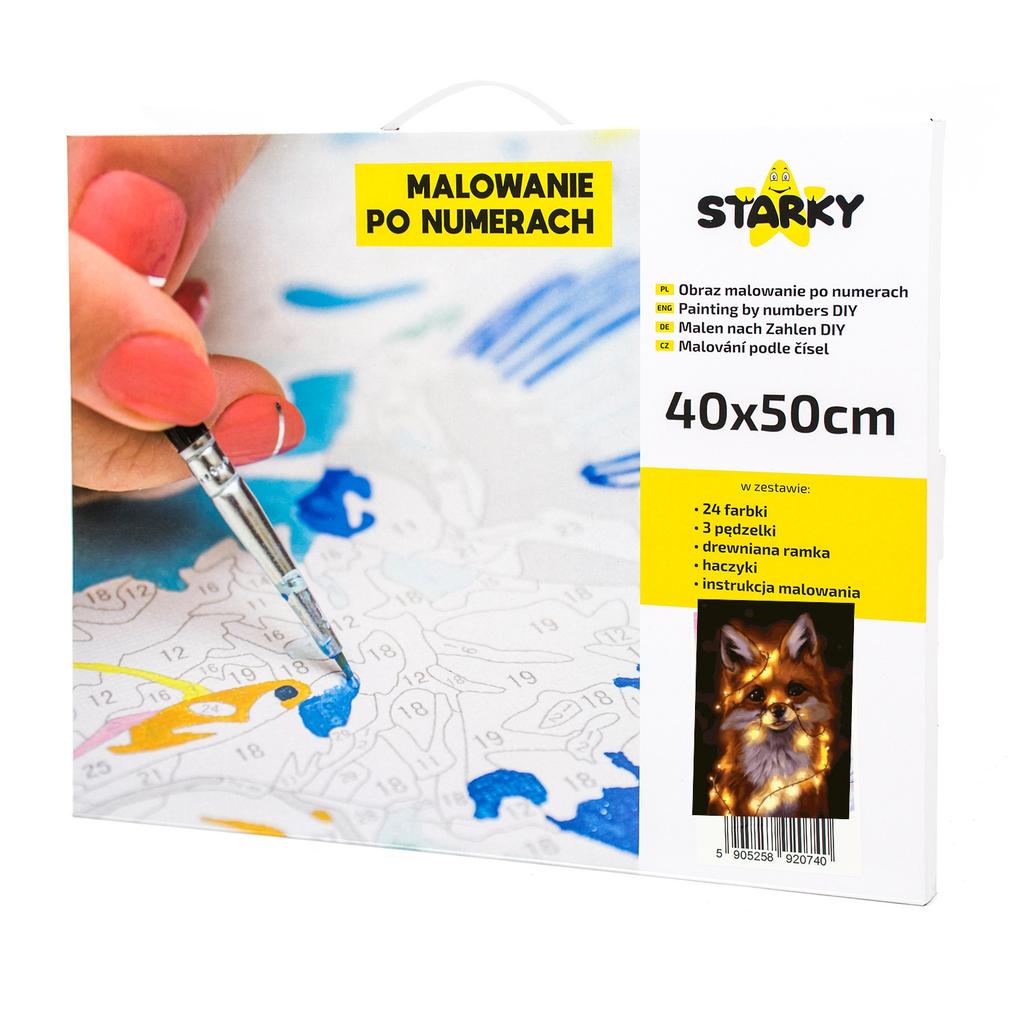 Painting by Numbers for Adults, Christmas Gift, DIY Fox