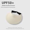 Seamless Foldable UV Protection Open-Top Sun Hat for Women