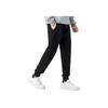 Li Ning Sports Lifestyle Series Solid Color Loose Fit Cuffed Moisture Wicking Breathable Casual Pants Men Pants Black AKLTE51-1