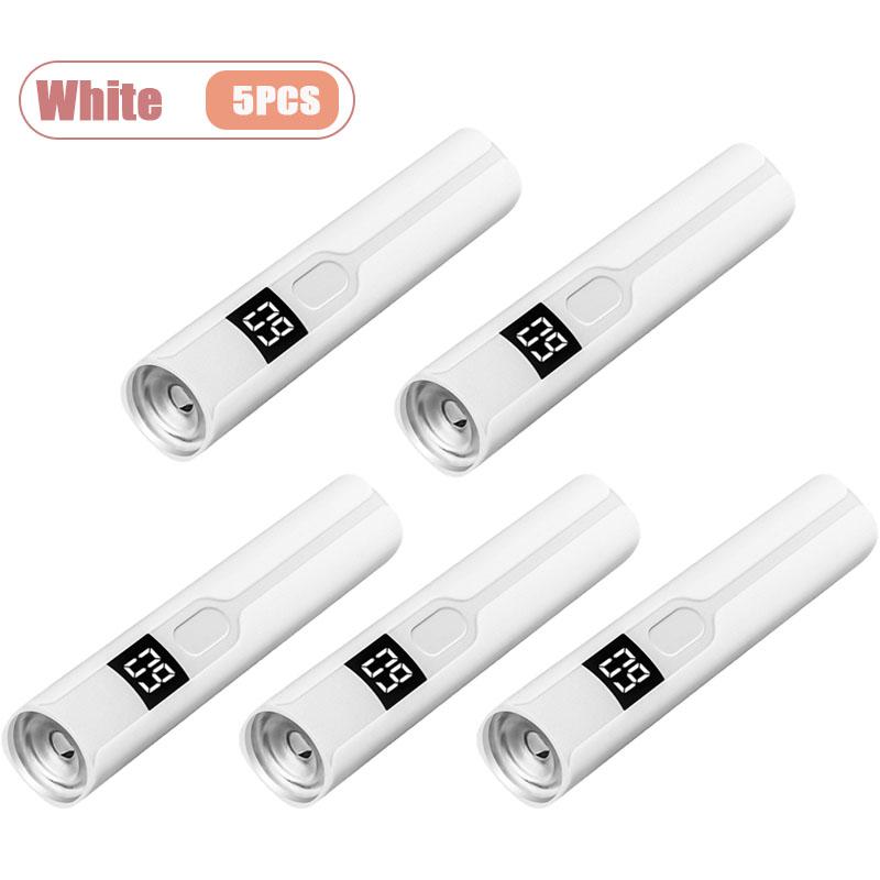 Mini UV LED Nail Lamp Portable Rechargeable Handheld Gel Nail Dryer Fast Curing Lightweight Design for Home Manicure