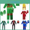 Set Haine Cosplay pentru Copii cu Tematică Ninjago Cool, cu Mănușă, Pălărie și Salopetă
