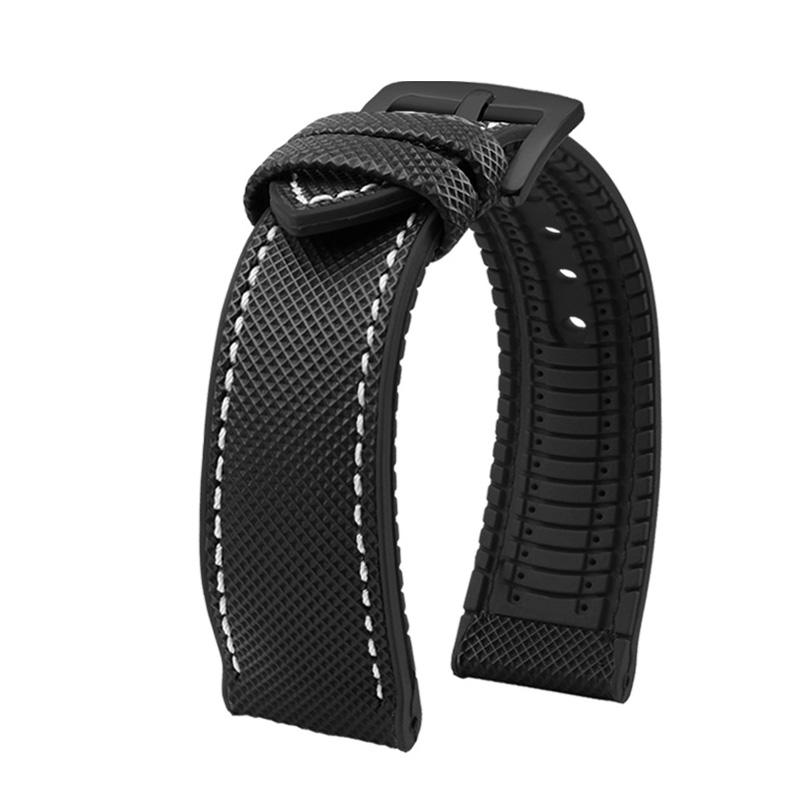 Classic 24mm Sports Nylon + Rubber For Casio PROTREK Mountaineering watchband PRG-600/PRG-650 PRW-6600/ PRW-6800 Bracelet Men Strap
