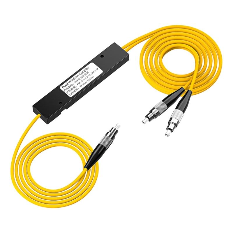 High Performances 1 In 2 Out Opticals Splitter Single Mode G657A1 Fiber For FTTH Applications 1310-1550nm Wavelength