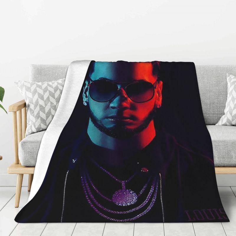 Custom Anuel AA Rapper Blanket 3D Print Soft Flannel Fleece Warm Throw Blankets for Travel Bedroom Sofa Quilt