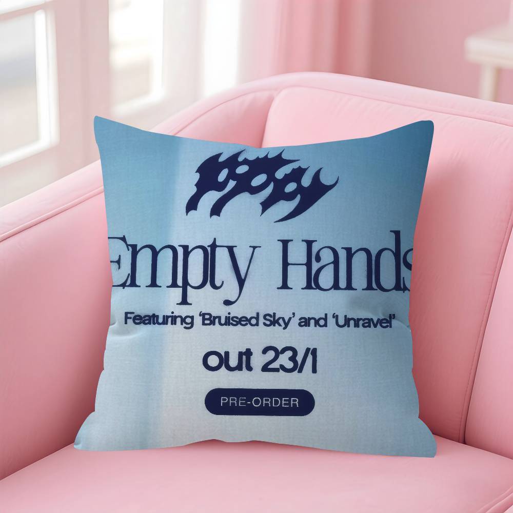 Singer Poppy Empty Hands Hot Album Pillow Cushion Cover Pillowcase Living Room Sofa Home Decor Customized