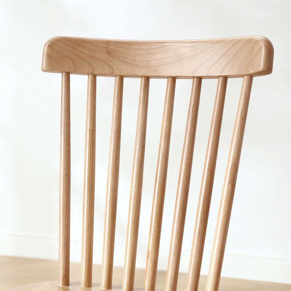 Classic Wooden Dining Chairs - Set of 2