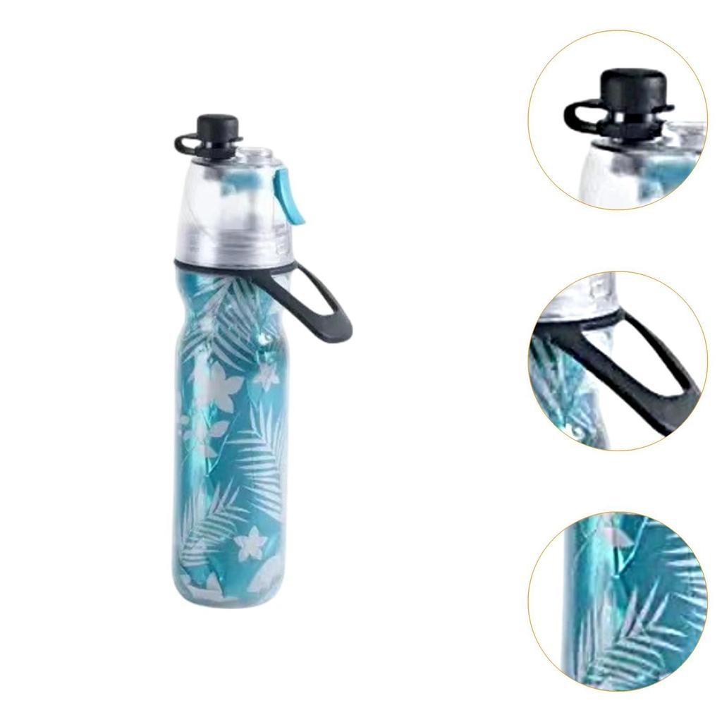 Misting Bottle 500ml 2 in 1 Mist & Sip Insulated Portable Spray Water for Outdoor Gym Soccer