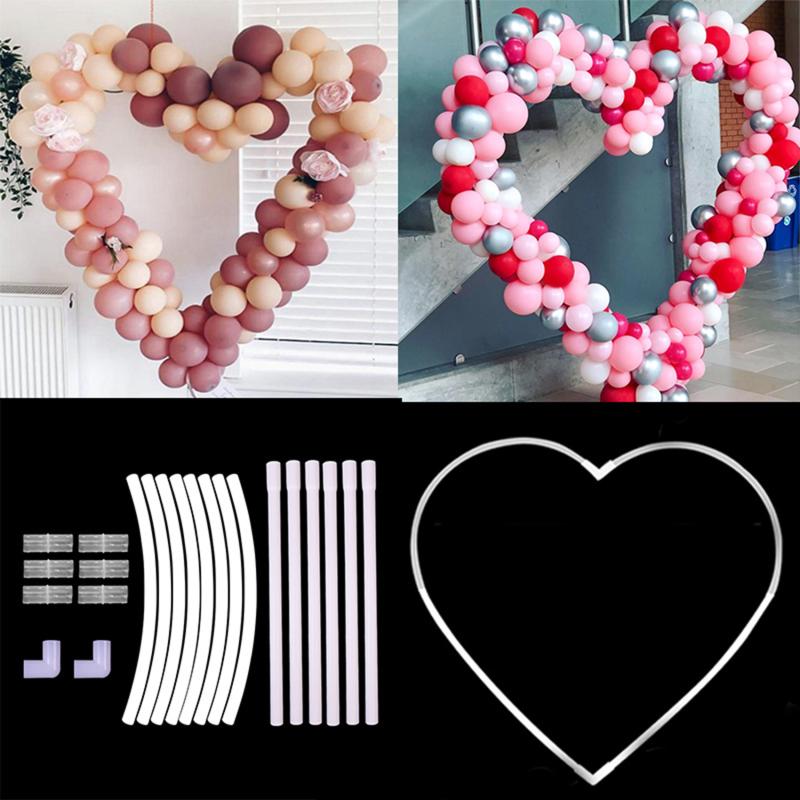 Buy Wedding Birthday Party Decorations Heart Balloon Arch Frame DIY