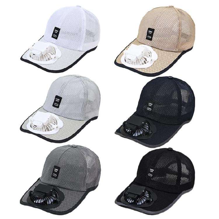 Baseball Hat Breathable Sunshade for Outdoor Sports for Travel Fitness Workout Sunshade Baseball Hat with Fan