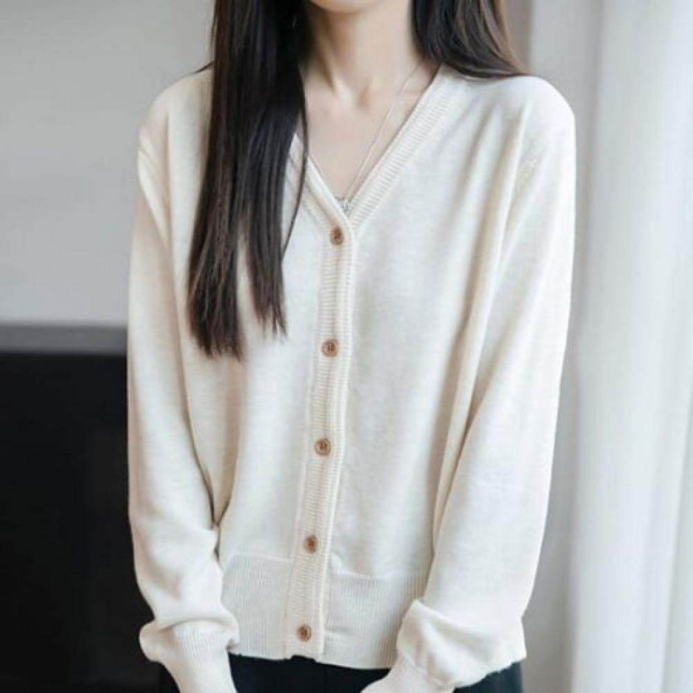 NaVaVa Soft Daily V Neck Long sleeVe Knit Cardigan Nk3184