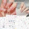 Elegant Self-Adhesive Ribbon Bow Nail Stickers - DIY Series