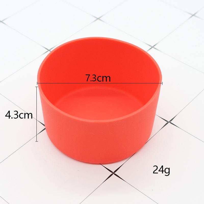 75mm Muti Color Silicone Cup Protection Case Storage Vacuum Bottle Compatitable For Stanley 30/40oz Anti Slip Scratch Resistant