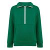 Women's Fashion Casual Half Zip Loose Long Sleeve Solid Color Sweatshirt