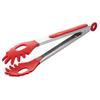 SMVP Silicone & Stainless Steel BBQ Tongs