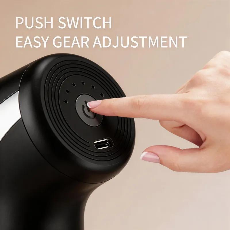 10 head fascia gun electric vibration massage gun for relaxing the body and massaging handheld impact massager