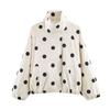 2026 Summer New Arrival: European and American Cross-border Women's Street Fashion Polka Dot Pilot Jacket W021 83089