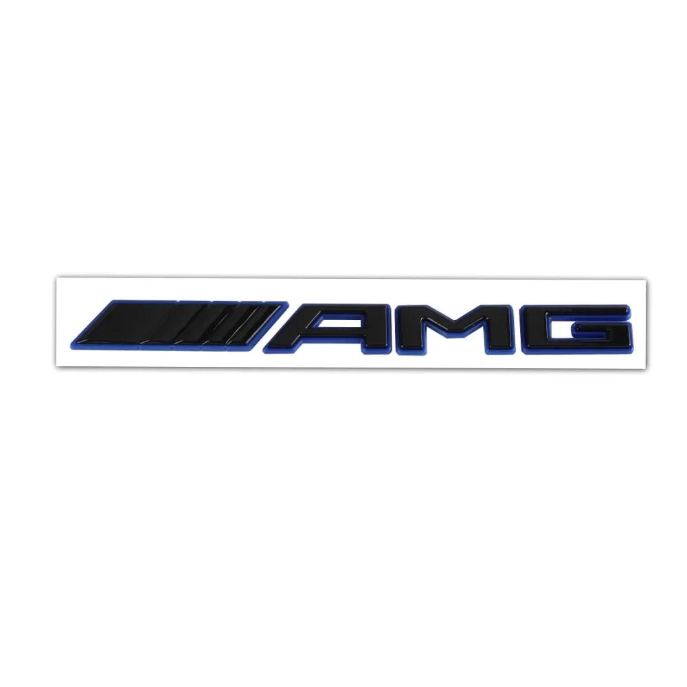 For Mercedes Benz 1pc 3D ABS Car Rear Trunk Badge Decal Letters Sticker For Mercedes Benz AMG A B C E G CLA C63 C63S E53 GT SLK
