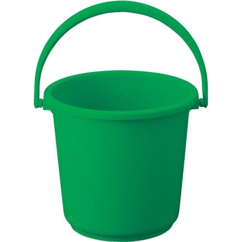 TRUSCO PP Color Bucket, Green, 10L, TPPB-10-GN