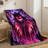Gengar Haunted Glow Blanket bedroom Blanket for Livingroom Couch lunch break Soft Cozy throw for Friend's festival Gift