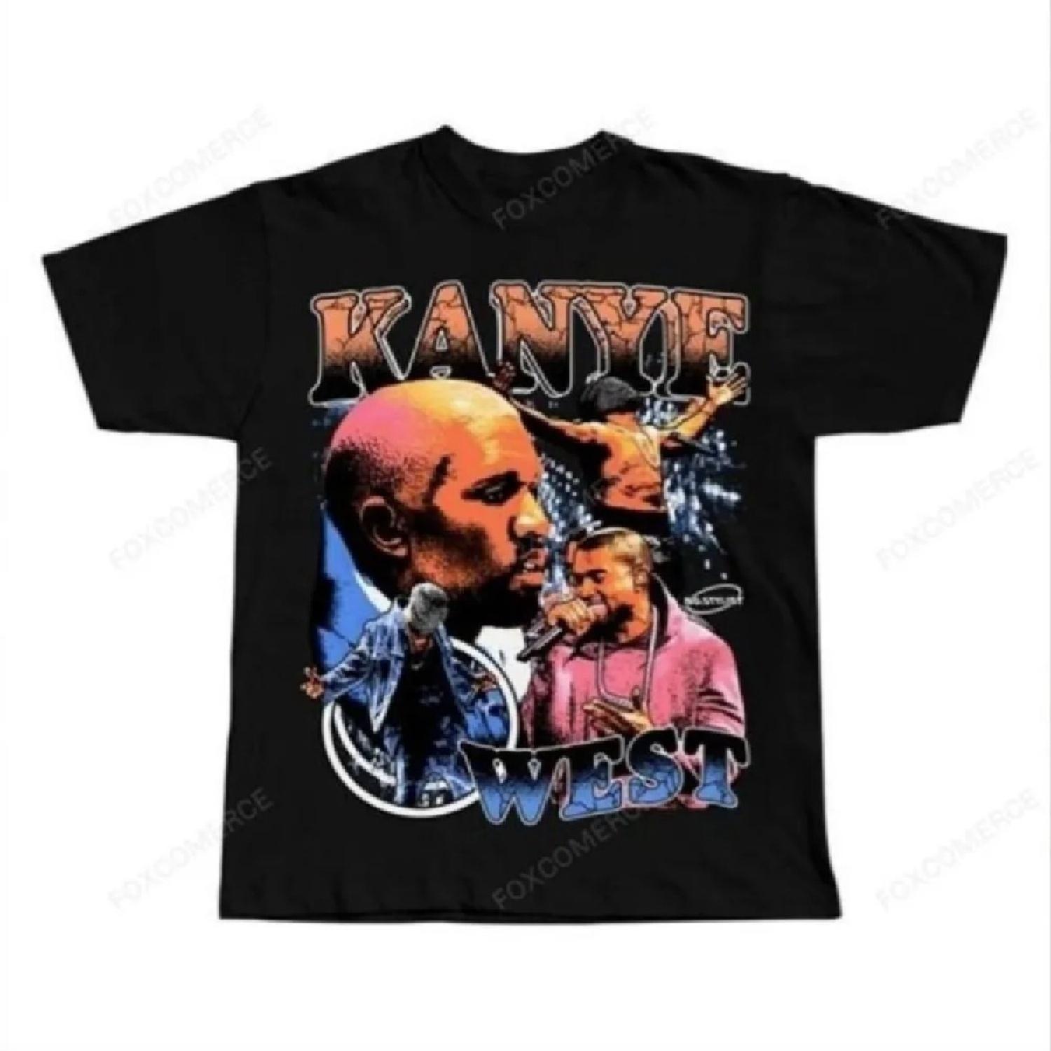 

Bootleg Kanye West Design T-Shirt u2013 Vintage Unisex Hip Hop Tee S