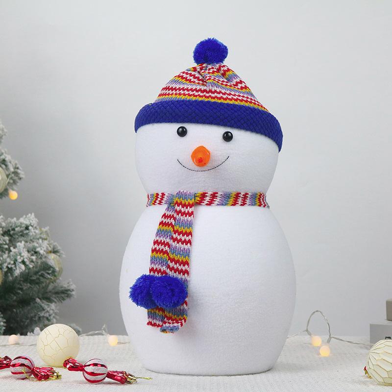 Christmas decorations snowman doll table top ornament Christmas gift Christmas tree accessories snowman