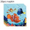 Finding Nemo Latex Balloons Clownfish Ocean Sea Clown Fish Foil Ballons Happy Birthday Banner Cake Topper Party Decor Toy