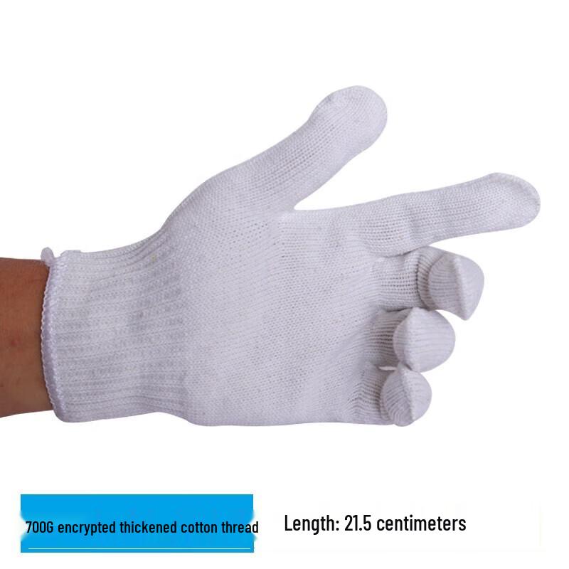 NHZHIW Heavy-Duty Cotton Work Gloves