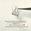 Yu Shuxin's Stemless Fishtail False Eyelashes - Natural, Segmented, Single Cluster Design