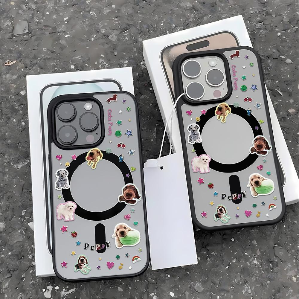 Magnetic Phone Case for iPhone  11 12 17 14 15 Pro Max 15 14 16 Pro13 14 15 16 Shockproof Case Mag-Safe Magnetic Ring Back Cover