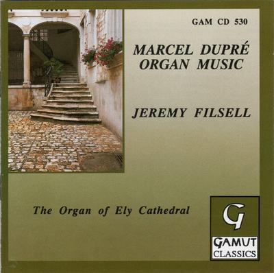 CD MARCEL DUPRÉ, JEREMY FILSELL - Organ Music GAMCD530 Gamut Classics 1991 UK Classical Used