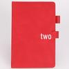 A5 Lambskin Business Notebook with Buckle & Custom Logo for Office Meetings
