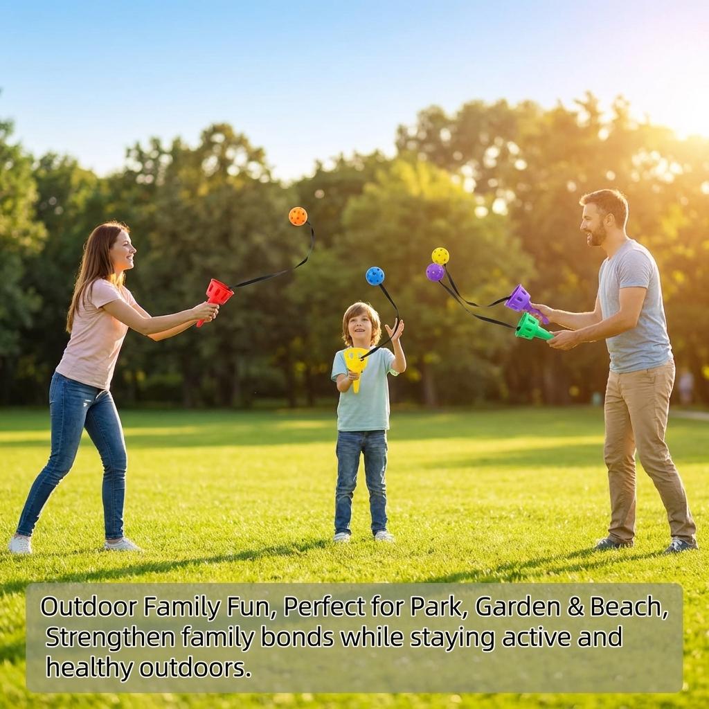 Throwing Catching Sensory Integration Game Set Fun Outdoor Toys Kids Hand Eye Coordination Training Toy for Children Party Gifts