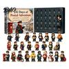 Acrylic Miniature Props 2026 Career Advent Calendar, 24-Day Countdown Box with Mini Occupation Calendar Figures, Community Helper Ornament Set,