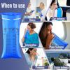 28PCS Sick Bags Blue High Density Leakproof Odor Control Emesis Vomit Bags for Travel with Snap for Pregnant Women Car Bus or Aircraft