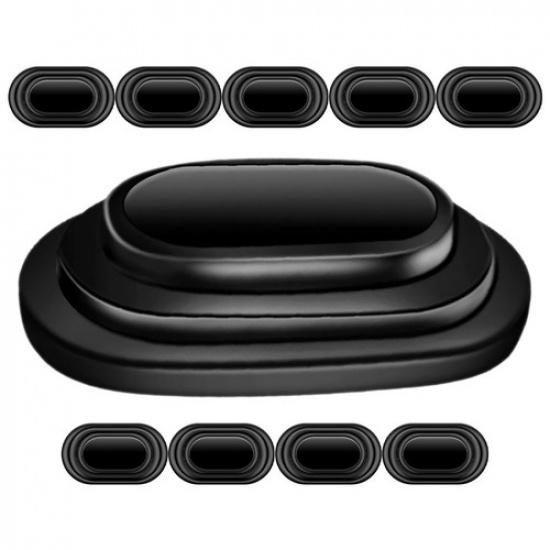 10 Pcs Car Shock Absorbing Pad Door Cushion Anti-kick Protectors