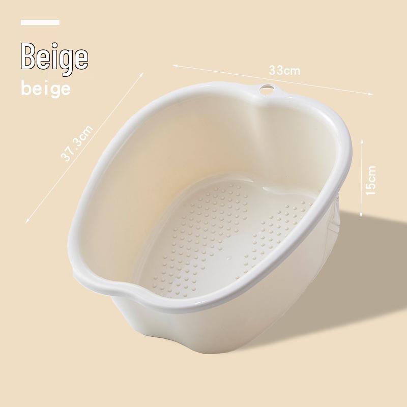 Thickened Apple-Shaped Plastic Foot Spa Basin for Massage and Soaking