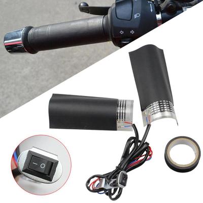 Heated Grips Motorcycle Electric Heating Handle 12V Universal Kit Refit Hand Set Universal Electric Heating Insert Handlebar Pad