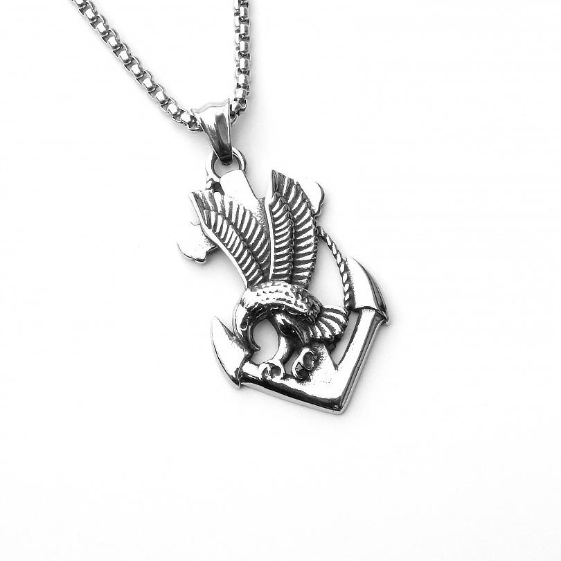 Hip-Hop Zodiac Year of the Snake Pendant: Cobra King Necklace for Men & Women - Stainless Steel Animal Jewelry