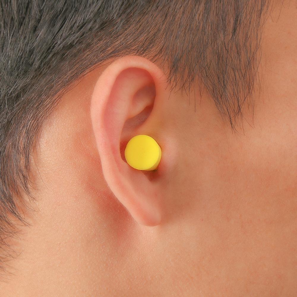 Color Comfort Sleeping Hearing Protector Rebound Soft Earplugs Tapered Polyurethane Foam Earmuffs