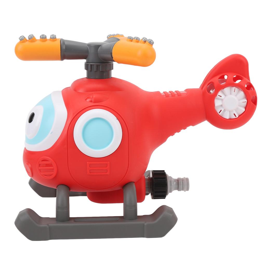 Water Sprinkler Baseball Toy 2 In 1 360 Degree Rotating Spray Water Baseball Helicopter Toy for
