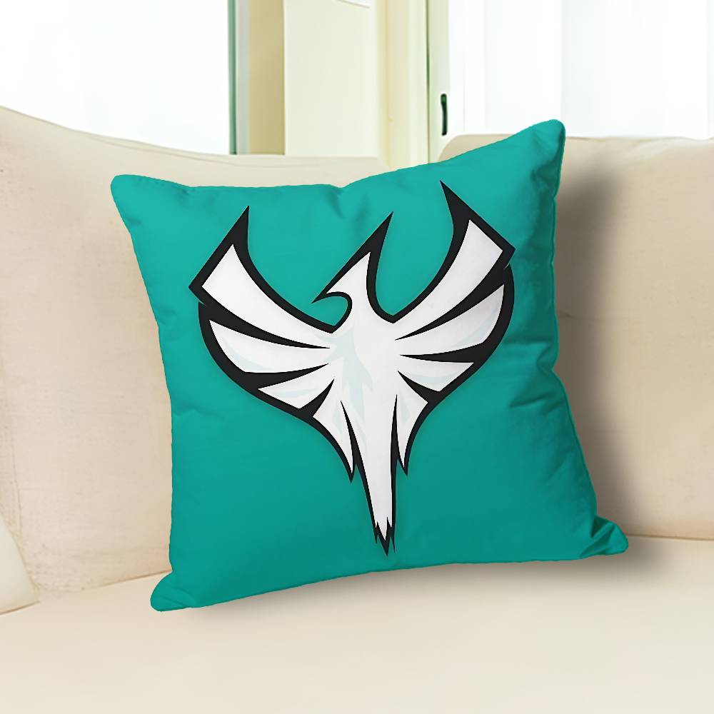 Game R-RainbowsS-S Six Anime Celebrity Merchandise All-Match Printed Pillow Case Sofa Car Office Room Decoration Protector