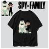Japanese Anime Spy X Family Sports Pure Cotton Tshirts A Trend of Largesized Shortsleeved Tshirts for Teenagers