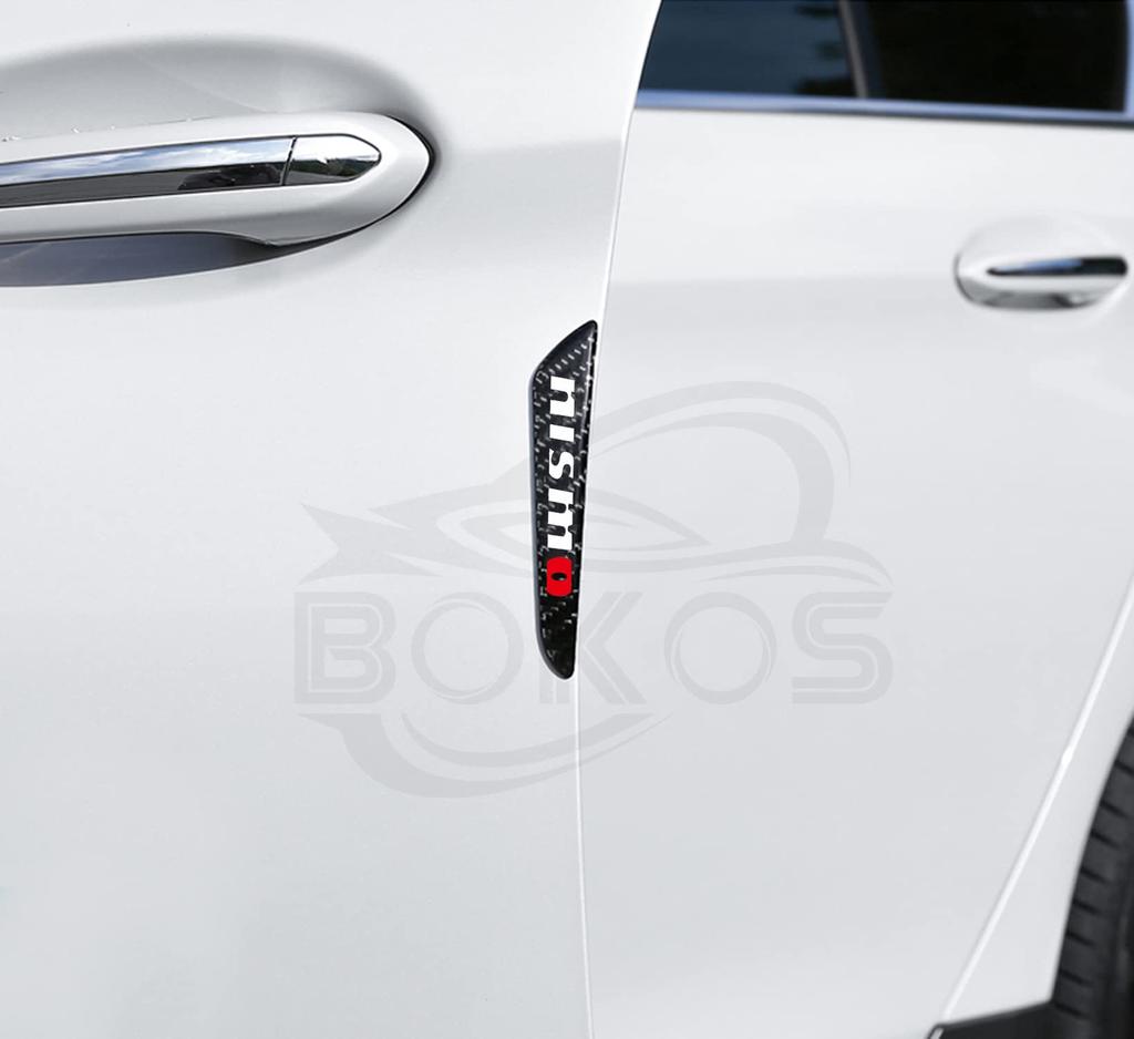 HNCS Door Guard for Nissan Carbon Anti-Collision Door Protector (ni,s-mo)