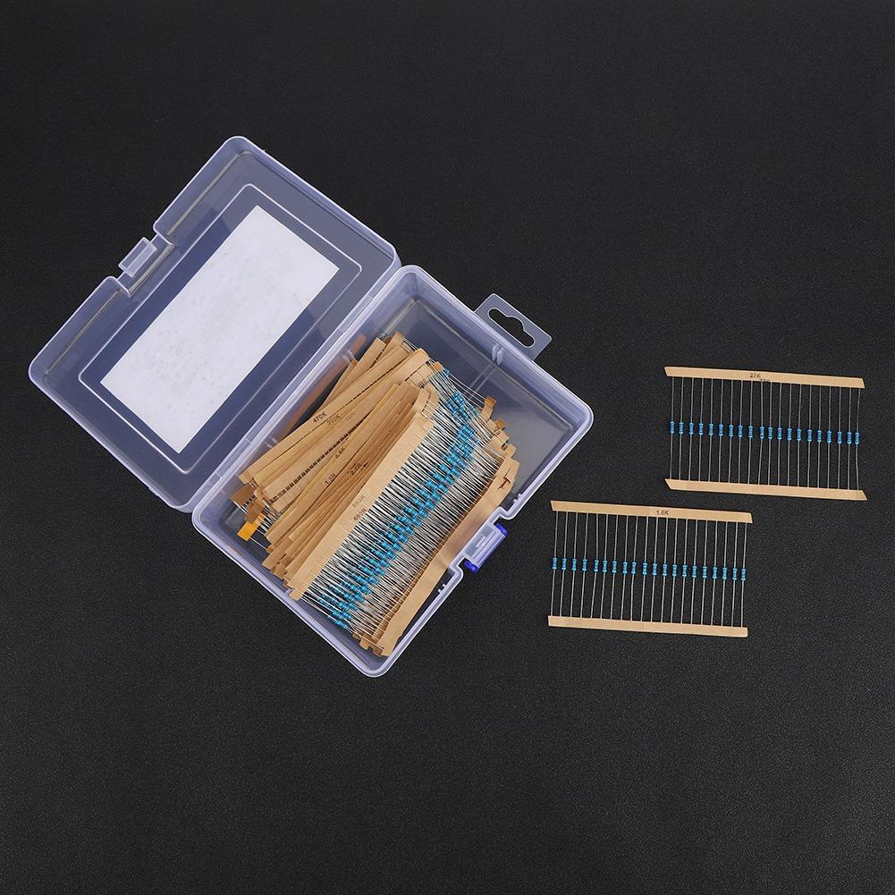 1460Pcs Metal Film Resistor 1R10M 73 Models Resistors Assortment Kit Components Set