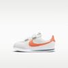 Kids' Sneakers Cortez GS 'Sail White Mineral Slate Orange Frost'
